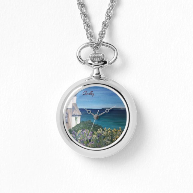 Clovelly Devon Armbanduhr (Vorderseite)