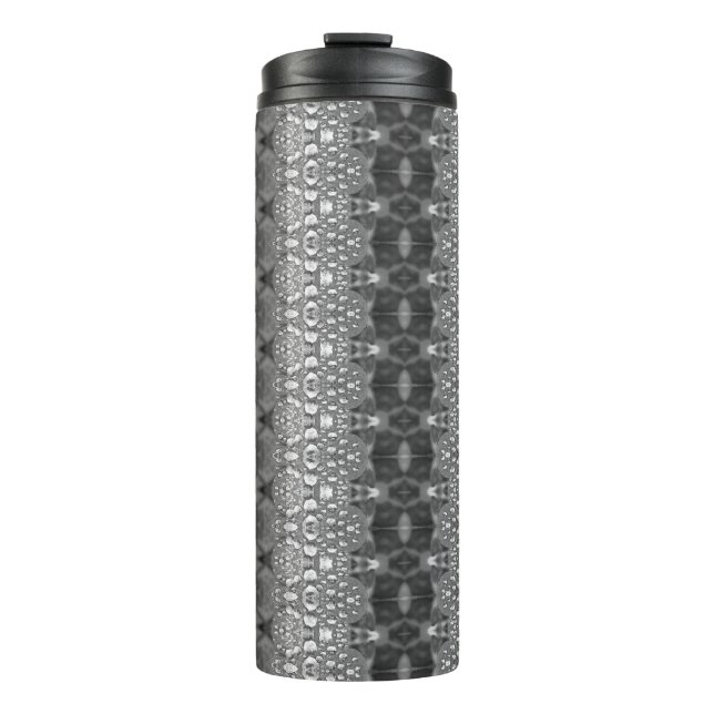 Clover B&W Ikat 14 Thermosbecher (Vorderseite)