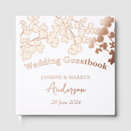 Clover Blätter Bouquet Wedding Gästebuch