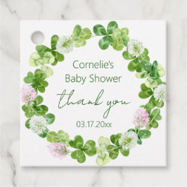 Clover Bloom Greenery Vielen Dank Geschenkanhänger