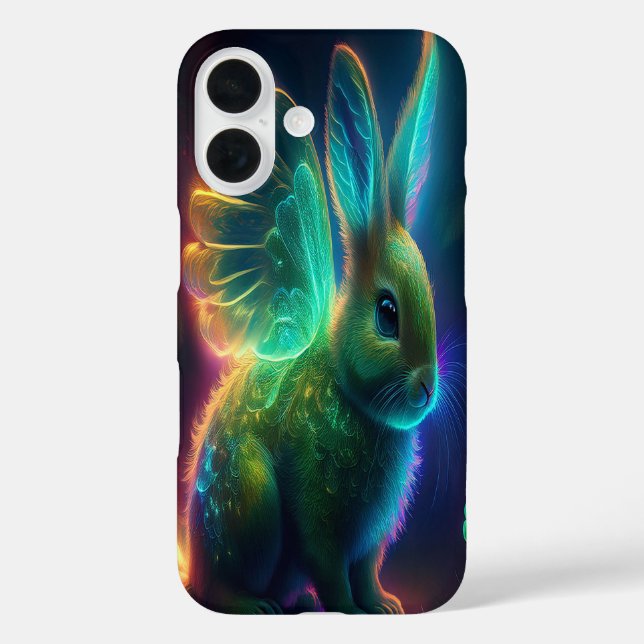 Clover Bunny iPhone 16 Hülle (Rückseite)
