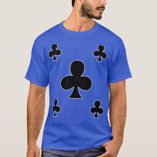 Clover Clubs Anzug Symbol spielen T-Shirt