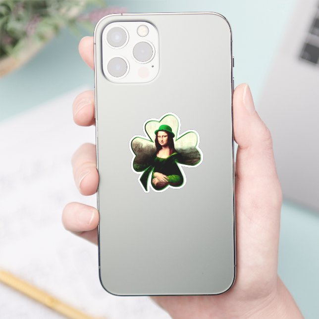 Clover Earring St. Patrick's Day Aufkleber (Telefon)