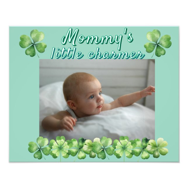 Clover Green Mommy's Little Charmer Fotodruck (Vorne)