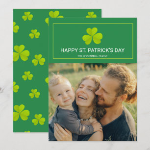 Clover Green St. Patrick's Day Carte photo
