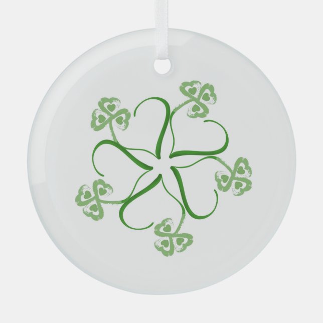 Clover Heart Ornament (Vorderseite)