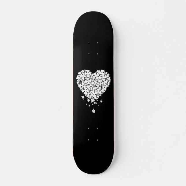 Clover Heart Skateboard (Vorne)