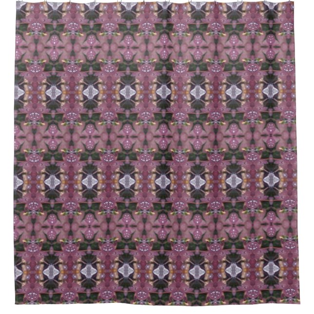 Clover Ikat 5 Duschvorhang (Vorderseite)