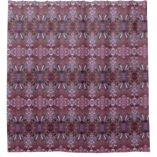 Clover Ikat 8 Duschvorhang (Vorderseite)