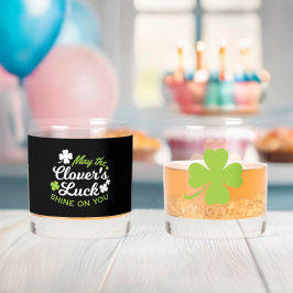Clover Luck Charm: Der Luck Shine der Klee Whiskyglas