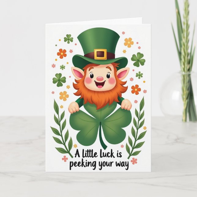 Clover Luck Szene Greats Karte (Vorderseite)
