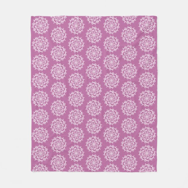 Clover Mandala Fleecedecke (Vorderseite)