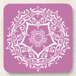 Clover Mandala Getränkeuntersetzer