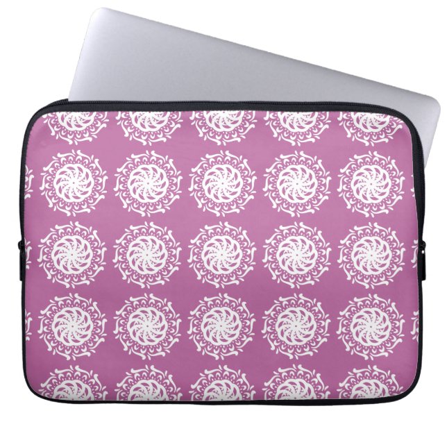 Clover Mandala Laptopschutzhülle (Vorderseite)