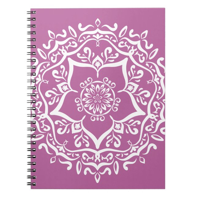 Clover Mandala Notizblock (Vorderseite)