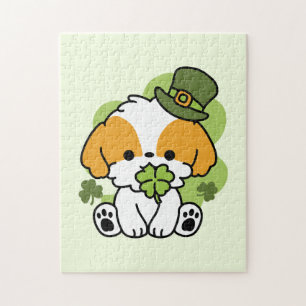 Clover Pup Liebe - St. Patrick's Day Dog Design