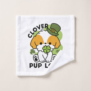 Clover Pup Love – Design de chien pour la Saint-Pa