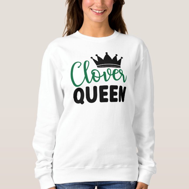 Clover Queen Charm Design-60278 Sweatshirt (Vorderseite)