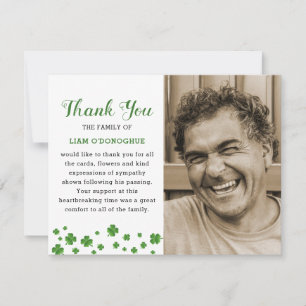 Clover Shamrock  Merci de photos funéraires irland