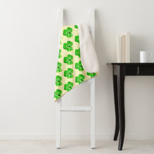 Clover Sherpa Blanket Sherpadecke