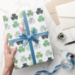 Clover St Patricks Day Geschenkpapier
