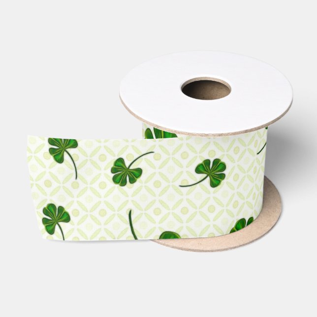 Clover Trail Whimsical Folk Art GIFTING Satinband (Spule)