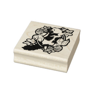 Clover Tuxedo Katzen Gummistempel
