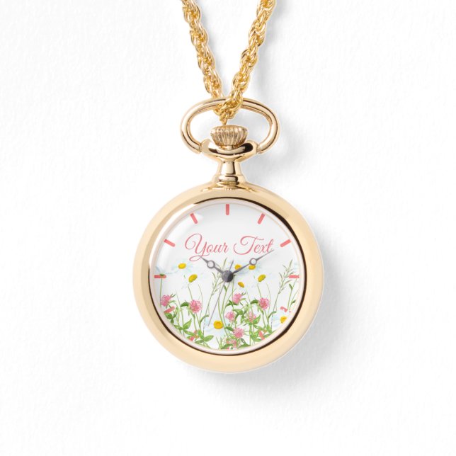 Clovers & Daisies Armbanduhr (Vorderseite)