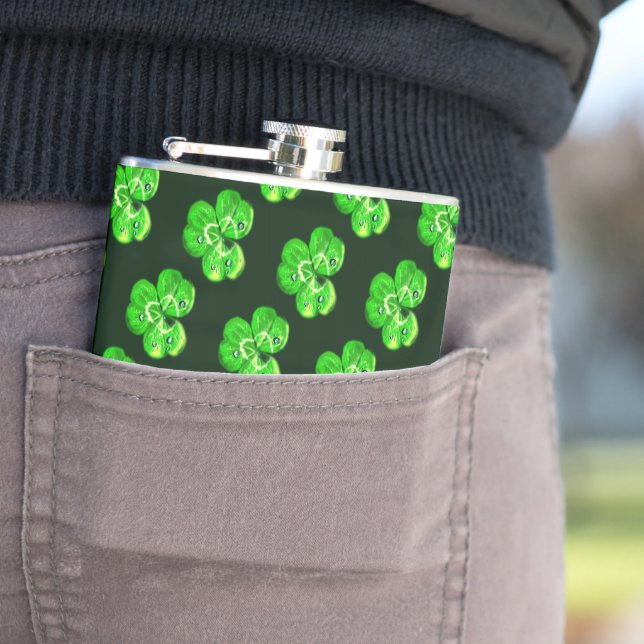 Clovers Flask Green Flachmann (Beispiel)