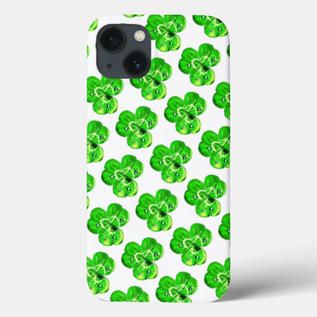 Clovers iPhone Case (Rückseite)