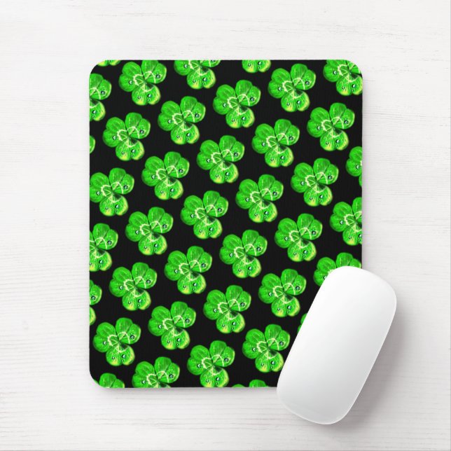 Clovers Mouse Pad - Benutzerdefinierte Farben Mousepad (Mit Mouse)