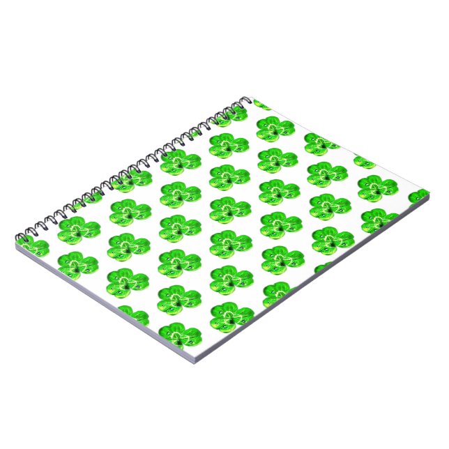 Clovers Notebook - Custom Colors Notizblock (Linke Seite)