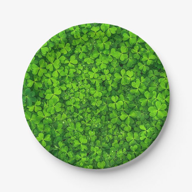 Clovers Pappteller (Vorderseite)