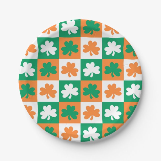 Clovers Pappteller (Vorderseite)