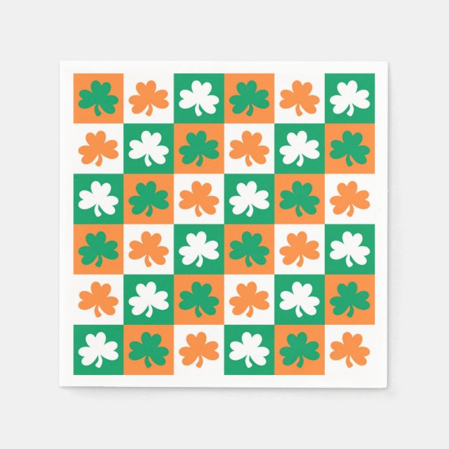 Clovers Serviette (Vorderseite)