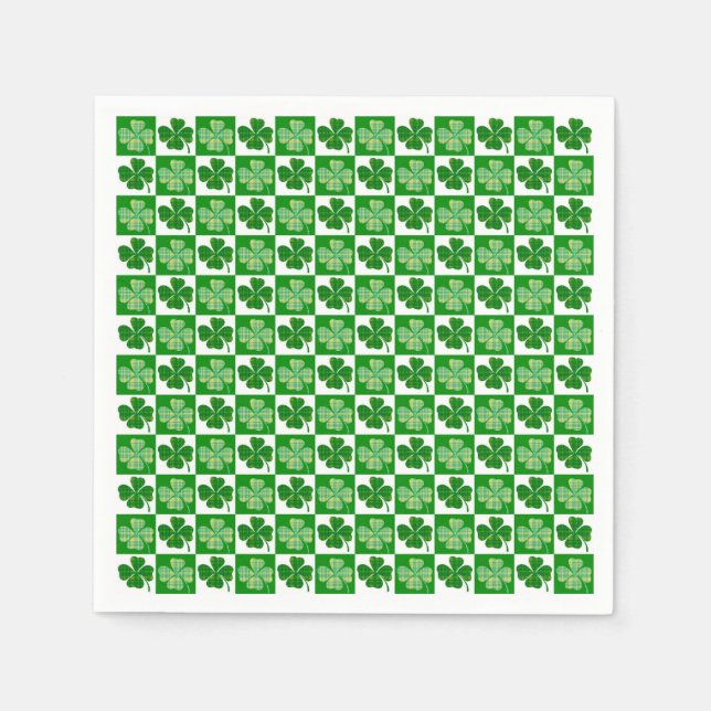 Clovers Serviette (Vorderseite)