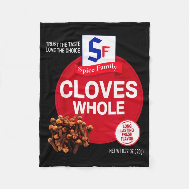 Cloves Whole Halloween Sce Costume Group Matching  Fleecedecke (Vorderseite)