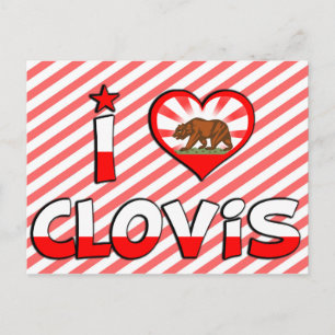 Clovis, CA Postkarte