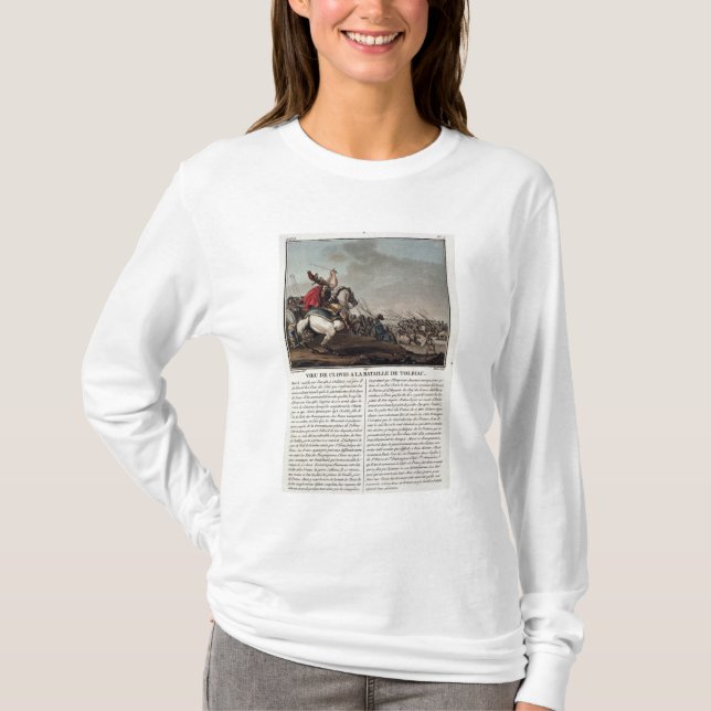 Clovis I (c.466-511) am Kampf von Tolbiac, 496 T-Shirt (Vorderseite)