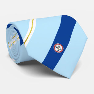 Clovis (Kalifornien) Stadtflagge Neck Tie Krawatte
