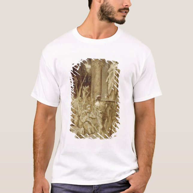 Clovis machte sein Schild weiter T-Shirt (Vorderseite)