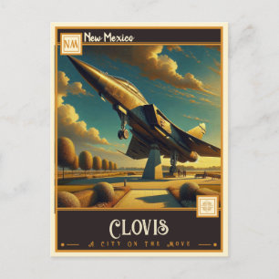Clovis, New Mexico Antik Postkarte