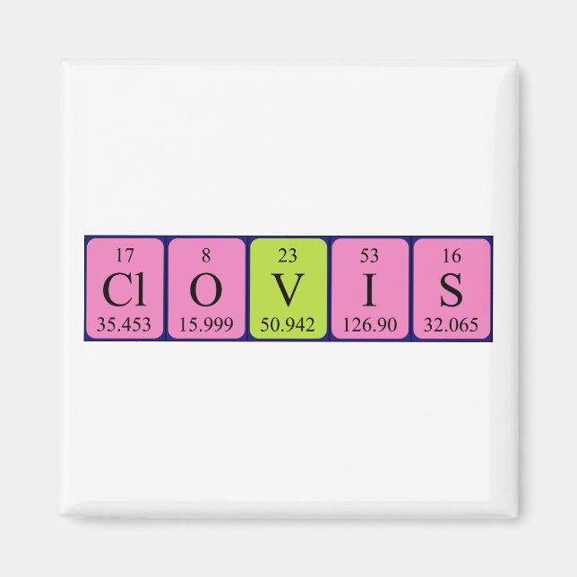 Clovis Periodenmagnet Magnet (Vorne)