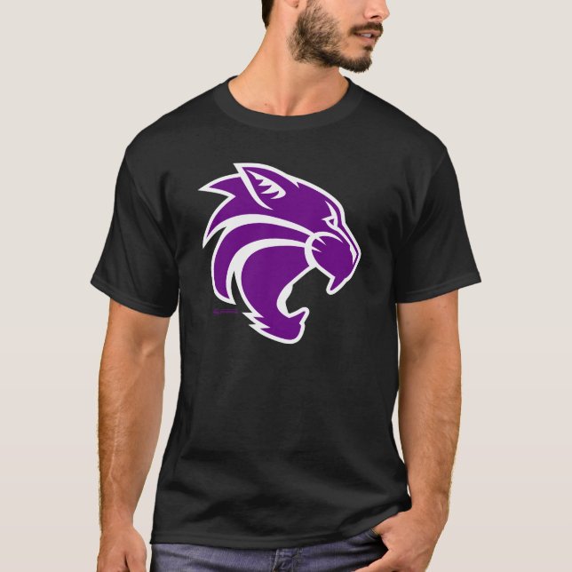 Clovis-Wildkatzen-Maskottchen-T - Shirt (Vorderseite)