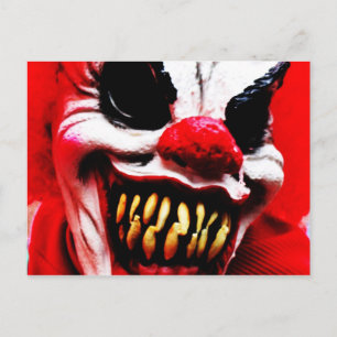 Clown 1 pccna postkarte