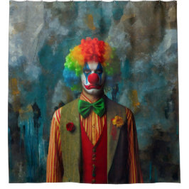 Clown 2 duschvorhang