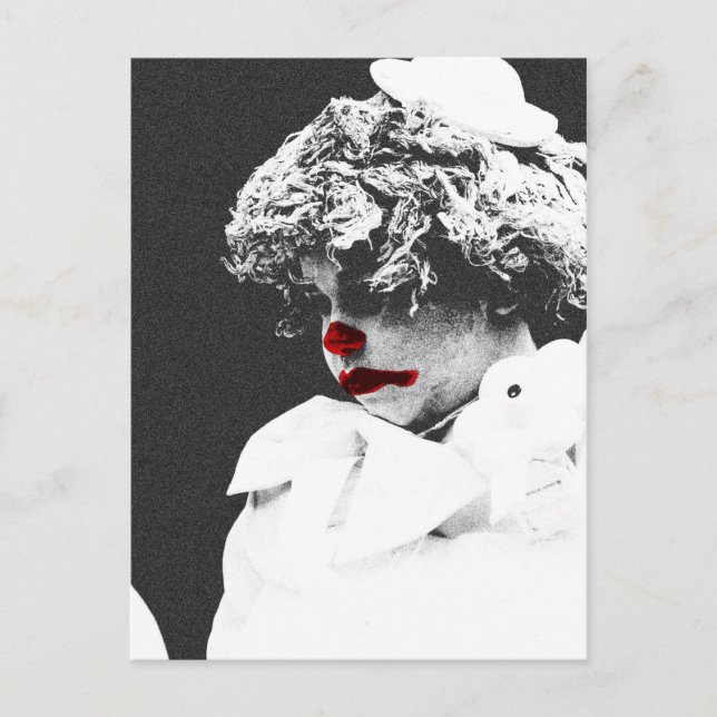 Clown 3 pccnm postkarte (Vorderseite)