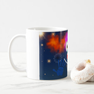 Clown, Abend und Himmel Kaffeetasse