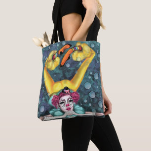 Clown Acrobat Tote Bag Tasche