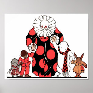 Clown and Friends: Their Bow Poster
